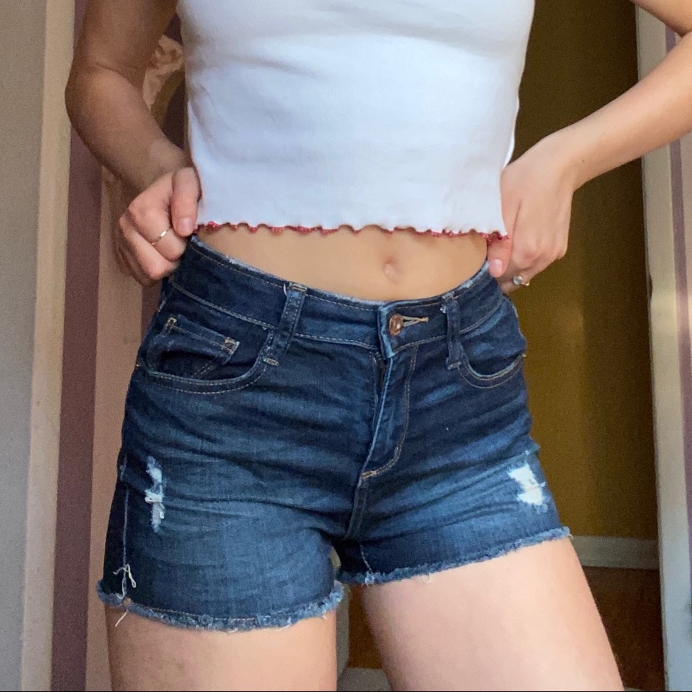 Arizona distressed jean shorts